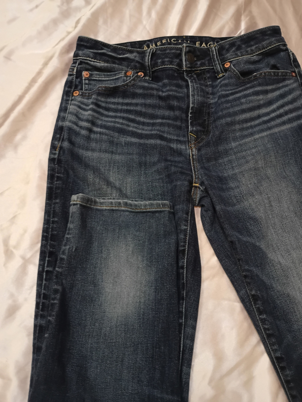 American Eagle Outfitters Woman's Dark Blue Denim Jeans